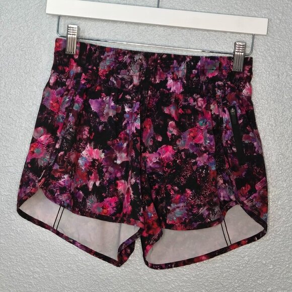 Lululemon Tracker Short V *4" - 6 Fluoro Floral Multi - Picture 3 of 6
